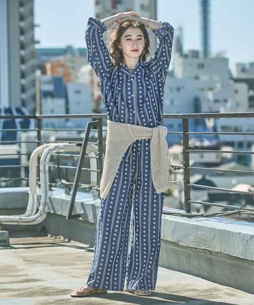 GEORGE'S(ジョージズ)の「デニム刺繍シャツ(シャツ/ブラウス・レディース・ブルー・FREE)」の4枚目の写真