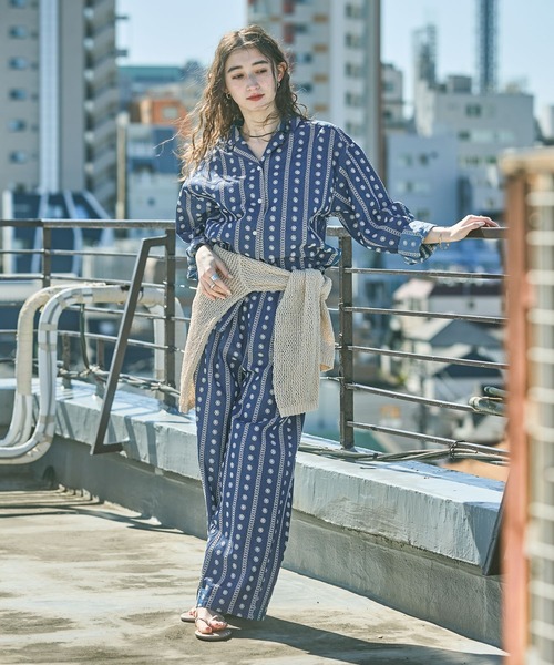 GEORGE'S(ジョージズ)の「デニム刺繍シャツ(シャツ/ブラウス・レディース・ブルー・FREE)」の5枚目の写真
