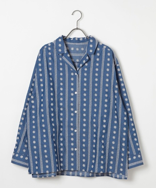 GEORGE'S(ジョージズ)の「デニム刺繍シャツ(シャツ/ブラウス・レディース・ブルー・FREE)」の12枚目の写真