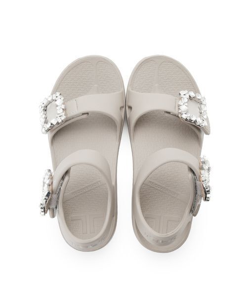 【TELIC｜CELFORD】コラボビジューリカバリーサンダル TELIC｜CELFORD】コラボビジューリカバリーサンダル（サンダル