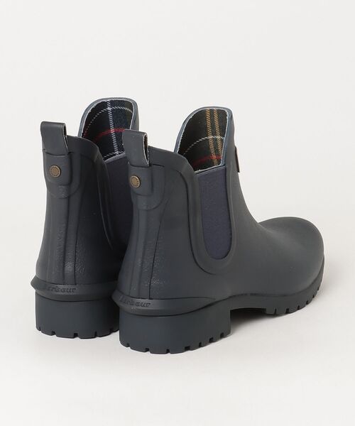 FREAK'S STORE（フリークスストア）の「barbour Wilton サイドゴア レインブーツ（レインシューズ・レディース・ブラック/ネイビー/その他9・6/5/4）」の4枚目の写真