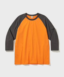 CROPPED RAGLAN TEE [Flame Orange]