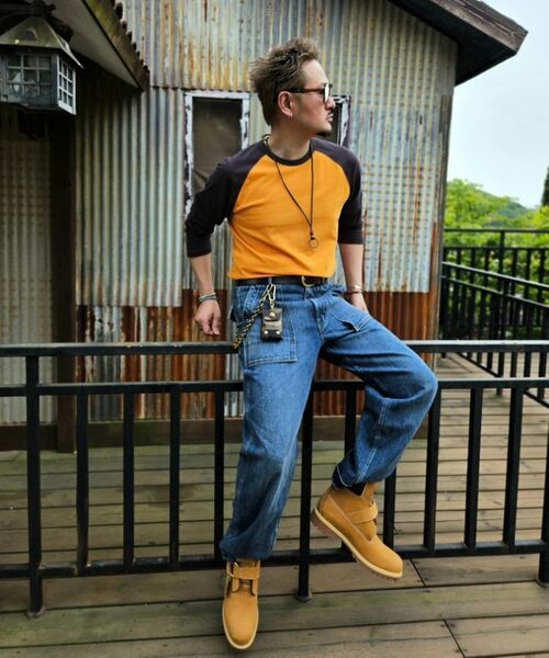 VDR（ブイディアール）の「CROPPED RAGLAN TEE [Flame Orange]（Tシャツ/カットソー・メンズ・その他・LARGE/MEDIUM/X-LARGE）」の10枚目の写真