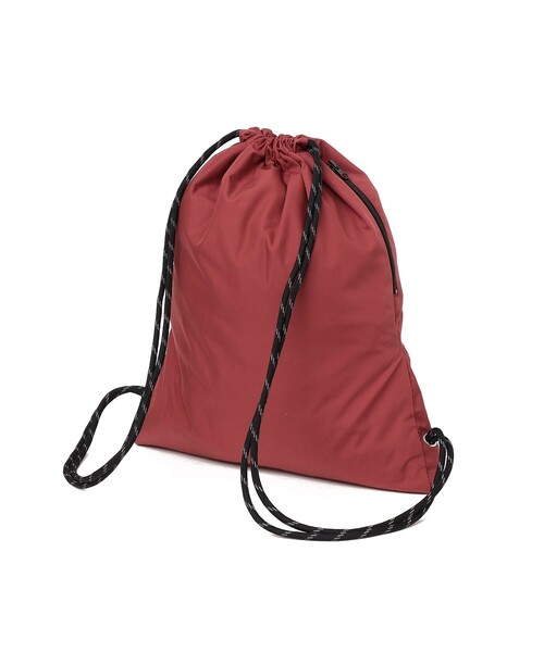 PARROTT CANVAS(パロットキャンバス)の「PARROTT CANVAS: ナップザック(バックパック/リュック・レディース・ブラック/ワイン・ONE SIZE)」の4枚目の写真