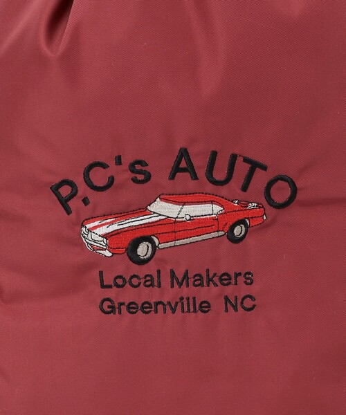 PARROTT CANVAS(パロットキャンバス)の「PARROTT CANVAS: ナップザック(バックパック/リュック・レディース・ブラック/ワイン・ONE SIZE)」の8枚目の写真