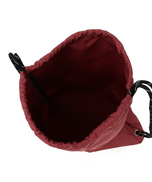 PARROTT CANVAS(パロットキャンバス)の「PARROTT CANVAS: ナップザック(バックパック/リュック・レディース・ブラック/ワイン・ONE SIZE)」の3枚目の写真