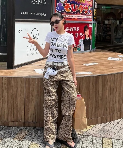 Ada.(エイダ)の「◇SETUPEXE◇ブランド直輸入正規品/レオパード レース パンツ LEOPARD LACE PANTS(その他パンツ・レディース・ホワイト/ベージュ/チャコール・M/S)」の11枚目の写真