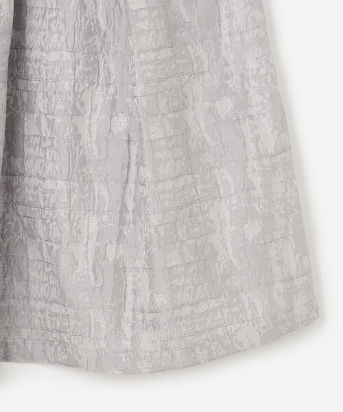 Bshop（ビショップ）の「eunoia | ジャガード タックスカート WOMEN（スカート・レディース・ブラック/グレー・S）」の8枚目の写真
