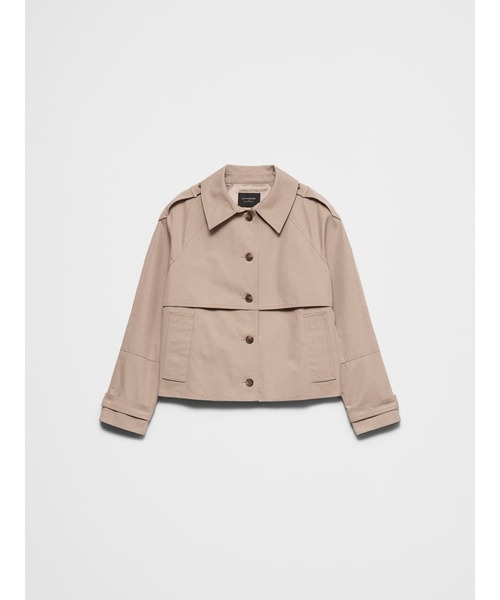 BANANA REPUBLIC ショートトレンチコート Mサイズ セール】ショート トレンチコート（トレンチコート）｜BANANA REPUBLIC