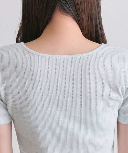 OLIVE des OLIVE（オリーブデオリーブ）の「リボン映え半袖トップス（Tシャツ/カットソー・レディース・ピンク/ブラック/トップグレー/ミント・FREE）」の17枚目の写真