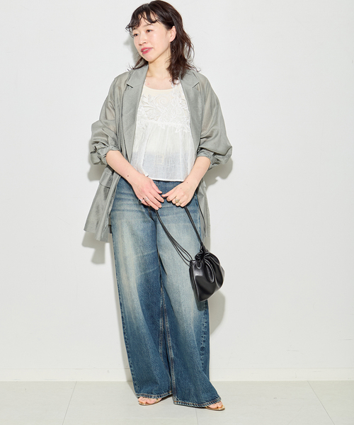 journal standard L'essage(ジャーナルスタンダードレサージュ)の「【MAURIZIO MYKONOS/マウリツィオ ミコノス】TOPS:ブラウス(シャツ/ブラウス・レディース・ホワイト・MEDIUM)」の2枚目の写真