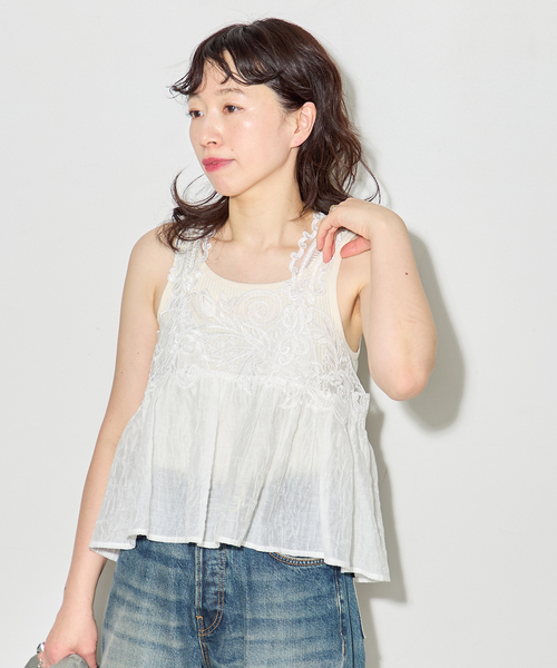 journal standard L'essage(ジャーナルスタンダードレサージュ)の「【MAURIZIO MYKONOS/マウリツィオ ミコノス】TOPS:ブラウス(シャツ/ブラウス・レディース・ホワイト・MEDIUM)」の8枚目の写真