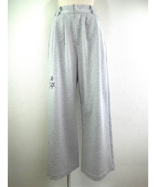Rydia（リディア）の「CT裏毛タックパンツ（その他パンツ・レディース・トップグレー/ライトピンク/ブラック・1）」の16枚目の写真