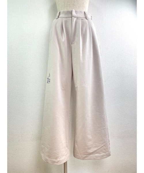 Rydia（リディア）の「CT裏毛タックパンツ（その他パンツ・レディース・トップグレー/ライトピンク/ブラック・1）」の21枚目の写真