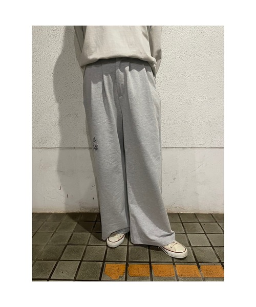 Rydia（リディア）の「CT裏毛タックパンツ（その他パンツ・レディース・トップグレー/ライトピンク/ブラック・1）」の12枚目の写真