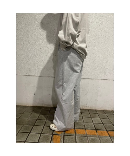 Rydia（リディア）の「CT裏毛タックパンツ（その他パンツ・レディース・トップグレー/ライトピンク/ブラック・1）」の13枚目の写真