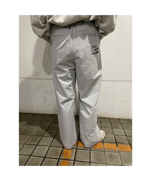 Rydia（リディア）の「CT裏毛タックパンツ（その他パンツ・レディース・トップグレー/ライトピンク/ブラック・1）」の15枚目の写真