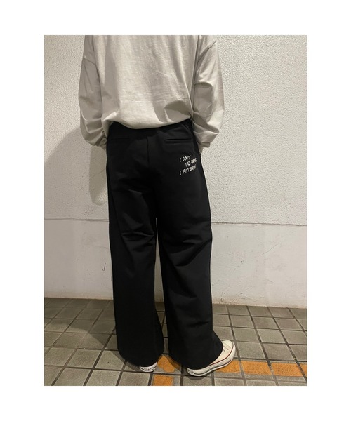 Rydia（リディア）の「CT裏毛タックパンツ（その他パンツ・レディース・トップグレー/ライトピンク/ブラック・1）」の4枚目の写真