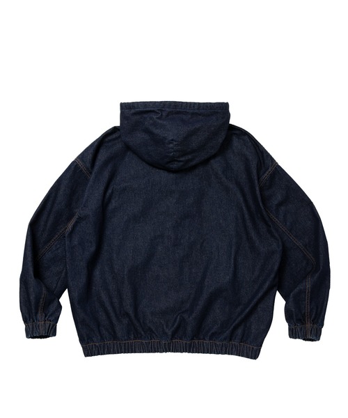 COOTIE PRODUCTIONS(クーティープロダクションズ)の「12.5oz Denim Zip Up Hooded Jacket(デニムジャケット・メンズ・アイボリー・MEDIUM/SMALL/LARGE/X-LARGE)」の3枚目の写真
