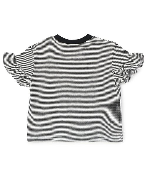 BREEZE(ブリーズ)の「【WEB限定】袖フリルボーダー半袖Tシャツ(Tシャツ/カットソー・キッズ・ブルー/オフホワイト/ピンク/イエロー・90/100/110/120/130/140)」の10枚目の写真