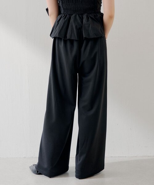 Chico（チコ）の「マルチウェイビッグリボンバルーンペプラムコンビネゾン（つなぎ/オールインワン・レディース・ブラック/グレー系その他・FREE）」の8枚目の写真