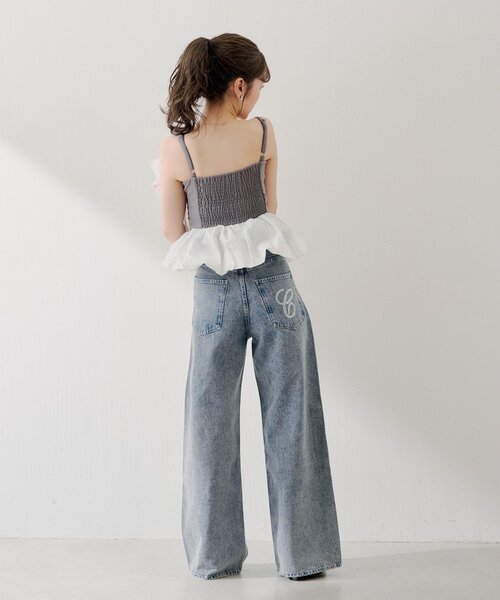 Chico（チコ）の「マルチウェイビッグリボンバルーンペプラムコンビネゾン（つなぎ/オールインワン・レディース・ブラック/グレー系その他・FREE）」の15枚目の写真