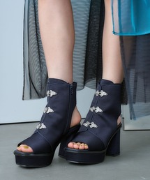 HARE（ハレ）の「【4サイズ展開！一部WEB限定】メタルチャイナパーツブーサン（サンダル）」