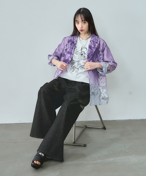 HARE（ハレ）の「【4サイズ展開！一部WEB限定】メタルチャイナパーツブーサン（サンダル・レディース・ブラック/ネイビー/レッド・SMALL/MEDIUM/LARGE/X-LARGE）」の6枚目の写真