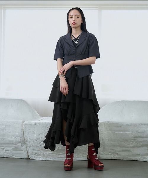 HARE（ハレ）の「【4サイズ展開！一部WEB限定】メタルチャイナパーツブーサン（サンダル・レディース・ブラック/ネイビー/レッド・SMALL/MEDIUM/LARGE/X-LARGE）」の7枚目の写真