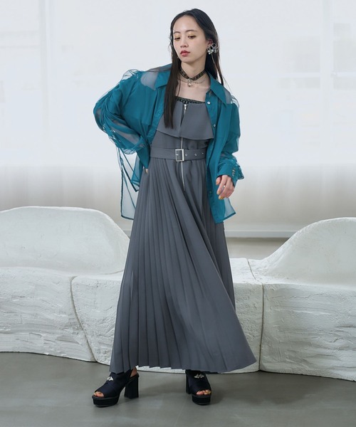 HARE（ハレ）の「【4サイズ展開！一部WEB限定】メタルチャイナパーツブーサン（サンダル・レディース・ブラック/ネイビー/レッド・SMALL/MEDIUM/LARGE/X-LARGE）」の9枚目の写真