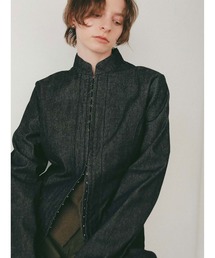 HER.（ハー）の「スタンドカラーデニムジャケット（その他アウター）」