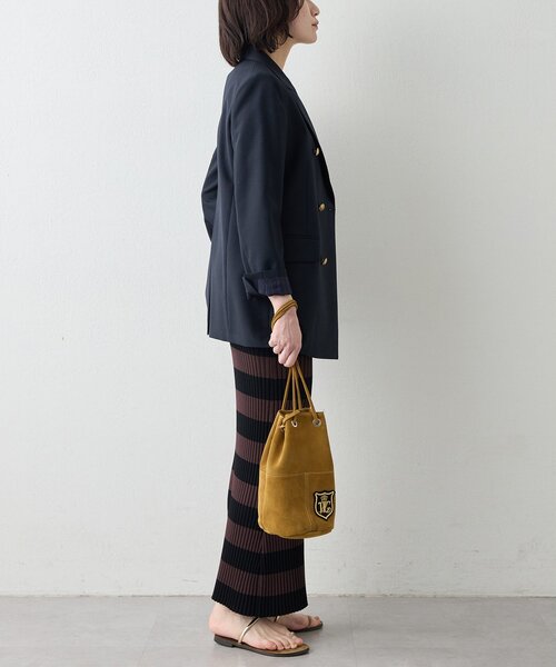 Whim Gazette（ウィムガゼット）の「ダブルジャケット（テーラードジャケット・レディース・ネイビー・FREE）」の8枚目の写真