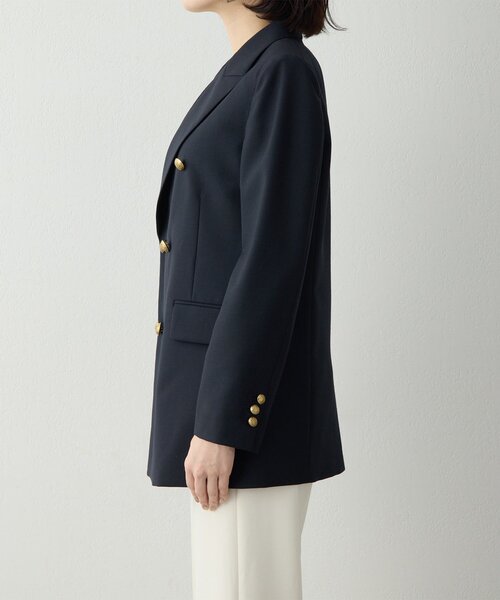 Whim Gazette（ウィムガゼット）の「ダブルジャケット（テーラードジャケット・レディース・ネイビー・FREE）」の14枚目の写真
