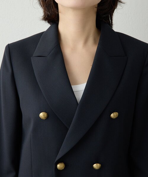 Whim Gazette（ウィムガゼット）の「ダブルジャケット（テーラードジャケット・レディース・ネイビー・FREE）」の17枚目の写真