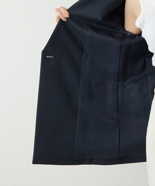 Whim Gazette（ウィムガゼット）の「ダブルジャケット（テーラードジャケット・レディース・ネイビー・FREE）」の21枚目の写真