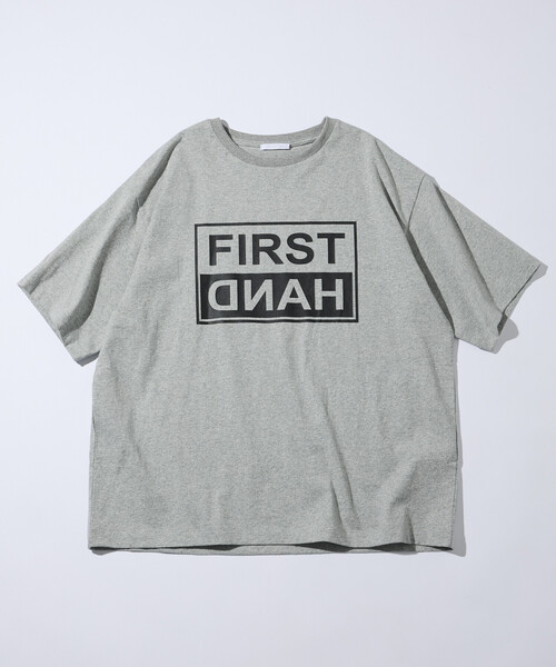 Firsthand（ファーストハンド）の「Firsthand/ファーストハンド 6オンス フロントロゴプリント クルーネックTシャツ / プリントTシャツ PRINT TWO-TIER BOX（Tシャツ/カットソー・メンズ・ブルーグレー/ブラック/チャコールグレー/グレー/ホワイト・LARGE/MEDIUM）」の7枚目の写真