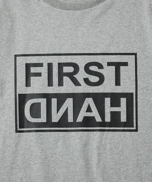 Firsthand（ファーストハンド）の「Firsthand/ファーストハンド 6オンス フロントロゴプリント クルーネックTシャツ / プリントTシャツ PRINT TWO-TIER BOX（Tシャツ/カットソー・メンズ・ブルーグレー/ブラック/チャコールグレー/グレー/ホワイト・LARGE/MEDIUM）」の9枚目の写真