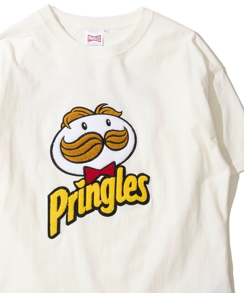 セール】【PRINGLES / プリングルズ】2009年ロゴ サガラ刺繍クルー