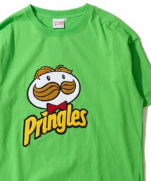 【PRINGLES / プリングルズ】2009年ロゴ サガラ刺繍クルーネックTシャツ