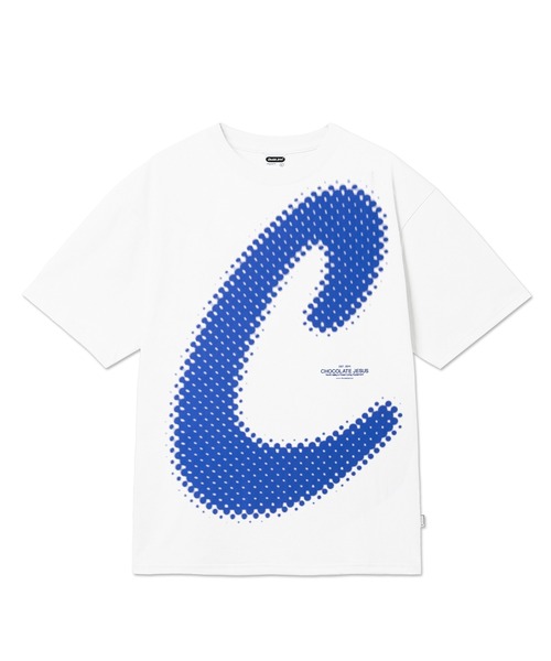 Chocolate Jesus (チョコレートジーザス )の「BIG C LOGO TEE(Tシャツ/カットソー・メンズ・レッド/ブラック/ホワイト・MEDIUM/SMALL/X-LARGE/LARGE/XX-LARGE)」の1枚目の写真