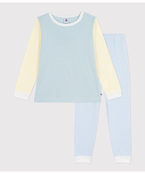 セール】ミラレ長袖パジャマ（ルームウェア/パジャマ）｜PETIT BATEAU