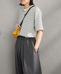 DANTON | [DANTON/ダントン] ワンポイントロゴ ボーダーポケットTシャツ(Tシャツ/カットソー)