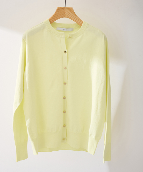 FRAMeWORK(フレームワーク)の「CO/PL 18Gクルーカーディガン(カーディガン/ボレロ・レディース・イエロー/ベージュ/レッド/ブラック・FREE)」の20枚目の写真