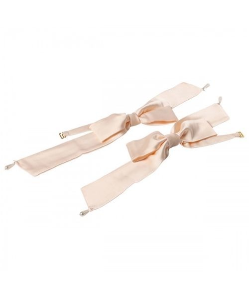 AMOSTYLE BY Triumph（アモスタイルバイトリンプ）の「デザインストラップ リボン AMST401 Strap2 JX（その他アンダーウェア/インナー・レディース・ブラック/ホワイト・FREE）」の2枚目の写真