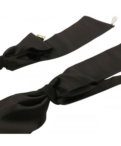 AMOSTYLE BY Triumph（アモスタイルバイトリンプ）の「デザインストラップ リボン AMST401 Strap2 JX（その他アンダーウェア/インナー・レディース・ブラック/ホワイト・FREE）」の4枚目の写真