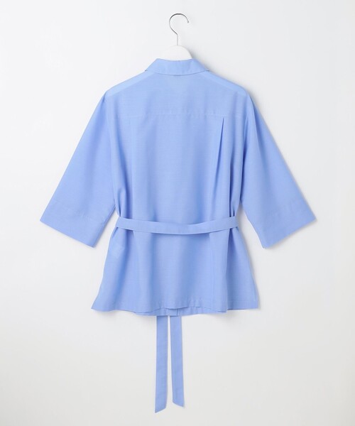 J.PRESS Ladies（J.プレス レディス）の「リネンシアースラブ シャツ ブラウス（シャツ/ブラウス・レディース・ベージュ系/ブルー系/グレー系/ネイビー系・XS）」の15枚目の写真