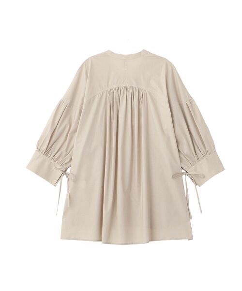 YECCA VECCA(イェッカヴェッカ)の「ORGABITS 5分袖スキッパーシャツ(シャツ/ブラウス・レディース・ブルーグリーン/ベージュ/チャコールグレー・FREE)」の9枚目の写真