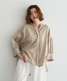 ORGABITS 5分袖スキッパーシャツ