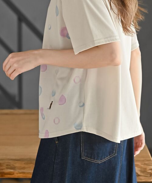 rps（アールピーエス）の「ＦｅｅｌＣｏｏｌドットＴシャツ（Tシャツ/カットソー・レディース・グレイッシュベージュ/オフホワイト/ミント・フリー）」の14枚目の写真