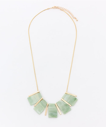 INTERPLANET WINGS | ストーンプレートネックレス(ネックレス)